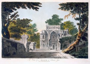 Ansicht einer Moschee in Chunar Gur, 1786 von William Hodges