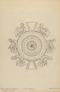 Geschnittener Zinn-Kerzenhalter