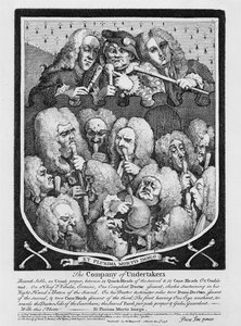 Eine Konsultation von Ärzten, 1736