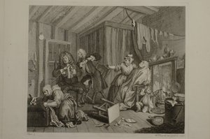 Der Weg einer Dirne: Tafel 5 von William Hogarth