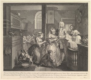 Der Lebenslauf eines Wüstlings, Platte 5, 25. Juni 1735