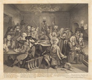Der Werdegang eines Wüstlings: Tafel 6