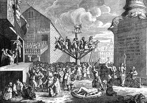Eine Satire auf die Südseegesellschaft, 1721
