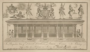 Eine perspektivische Ansicht von David Loudons Bunn House von William Hogarth