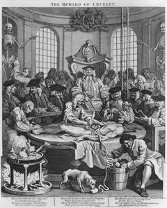 Autopsie oder Die Belohnung der Grausamkeit, aus Die vier Stufen der Grausamkeit, 1751