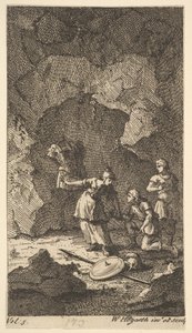 Cassandra, Frontispiz, Band 5, 1725 von William Hogarth