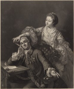 David Garrick und seine Frau