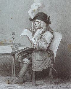 Gravur mit dem Titel 