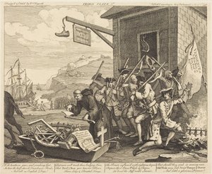 Frankreich von William Hogarth