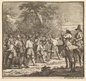 Hudibras Erstes Abenteuer Siebzehn kleine Illustrationen für Samuel Butlers Hudibras von William Hogarth
