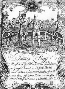 James Figg - Werbung, ca. 1729/30