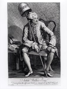 John Wilkes (1727-97) von William Hogarth
