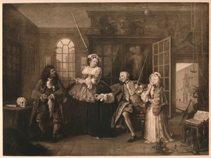 Marriage A-la-Mode: 3. Die Inspektion, um 1743