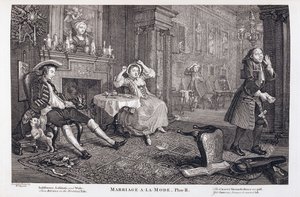 Marriage à la Mode von William Hogarth