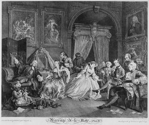 Marriage a la Mode, Platte IV, Die Toilette