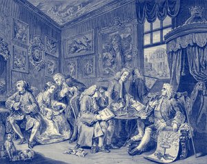 Die Modeheirat von William Hogarth von William Hogarth