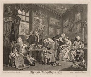 Heirat à la Mode: Der Vertrag von William Hogarth