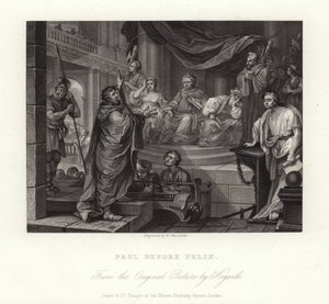 Paulus vor Felix von William Hogarth