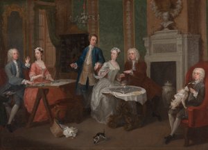 Porträt einer Familie von William Hogarth