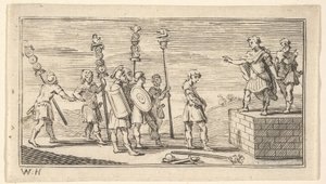 Schändliche Entlassung John Beaver, Römische Militärstrafen, 1725, nach 1725 von William Hogarth