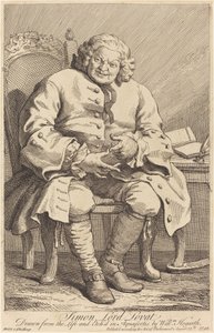 Simon Lord Lovat von William Hogarth