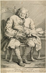 Simon Lord Lovat von William Hogarth