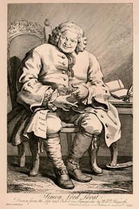Simon, Lord Lovat, 1746 von William Hogarth