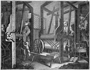 TEXTILFABRIK von William Hogarth