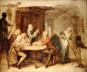 Die Antiquitätenhändler von William Hogarth