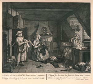 Der bedrängte Dichter, 1740