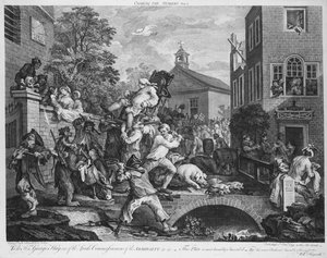 Die Wahl, der Abgeordnete wird getragen, 1758