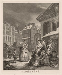 Die vier Tageszeiten: Morgen, 1738