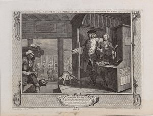 Der fleißige Lehrling ein Favorit und vom Meister vertraut, 1747