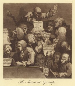 Die Musikgruppe von William Hogarth