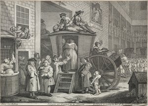Die Postkutsche von William Hogarth