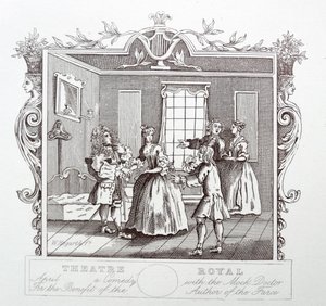 Theatre Royal; Drury Lane; London von William Hogarth