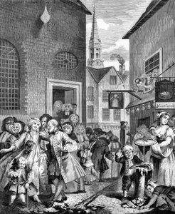 Tageszeiten - Mittag von William Hogarth