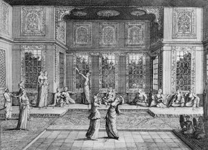 Frauen tanzen im Harem, aus 