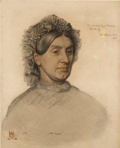 Mrs. Thomas Combe 1806-1893, 19. Jahrhundert von William Holman Hunt