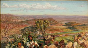 Ebene von Esdraelon von den Höhen über Nazareth, 1876