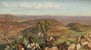 Ebene von Esdraelon von den Höhen über Nazareth (19. Jahrhundert)