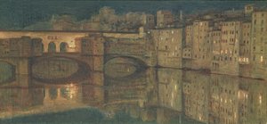 Ponte Vecchio, Florenz von William Holman Hunt