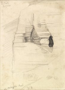 Felsen bei Wady Zuara, das Tote Meer, 1854 von William Holman Hunt
