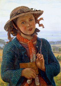 Das Hymnenlied des Schulmädchens, 1859 von William Holman Hunt