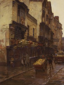 Die Wiege der Wills Tabakfirma, Mary-le-Port Street, Bristol, ca. 1902 von William Holt Yates Titcomb