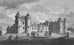 Palast von Holyrood, 1831