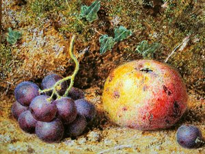 Äpfel und Trauben