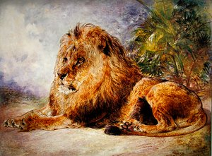 Ruhender Löwe