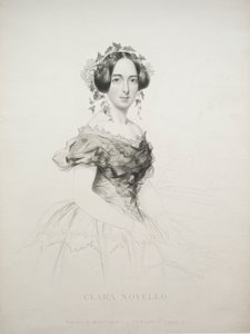 Clara Novello, 1852 von William Humphreys