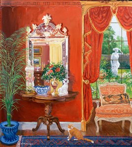 Roter Flur (viktorianischer Stil) von William Ireland